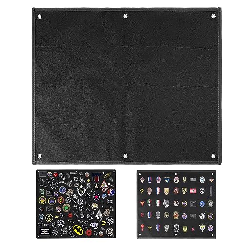 Patches Klett Organizer, Wand Kletttafel Klettmatte, Taktisch Militär Klettwand, Klett Display Tafel, Faltbar Aufhängung Patch Klett Board (85 * 70cm) von OUGPIU