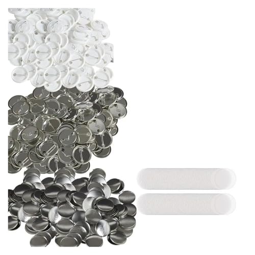1,25 Zoll 32 mm for Button-Abzeichen-Kit for Button-Maker-Maschine, inklusive 100 Sets Zubehör Für die DIY-Bastelproduktion von OUHFCASN