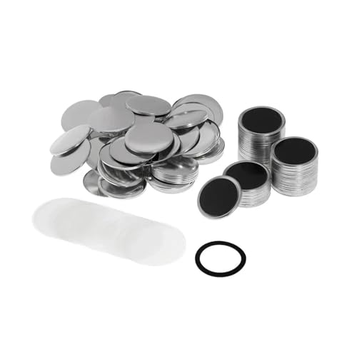 100 STÜCKE 25-58 MM Magnet Kühlschrank Knopf Abzeichen DIY Herstellung Materialien Magnetische Kühlschrank Abzeichen Teile Für die DIY-Bastelproduktion(58mm Strong Magnet Button) von OUHFCASN