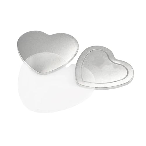 100 STÜCKE 57x53mm Herzförmige Metallrohlinge DIY Herstellung Kühlschrankmagnet Button Badge Pins Teile Für die DIY-Bastelproduktion von OUHFCASN