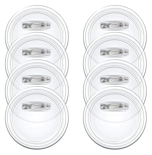 100PCS Acryl Button Pins Abzeichen Klar Custom Kit Blank Foto Pins Groß for DIY Liefert Für die DIY-Bastelproduktion(25mm) von OUHFCASN