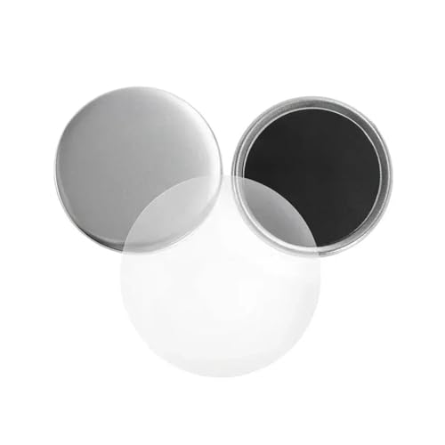 100Set 25/32/37/44/58/50mm Magnet Kühlschrankknopf DIY Herstellungsmaterialien for Knopfmacher Herstellung von Kühlschrankmagneten Abzeichen Set Für die DIY-Bastelproduktion(58mm) von OUHFCASN