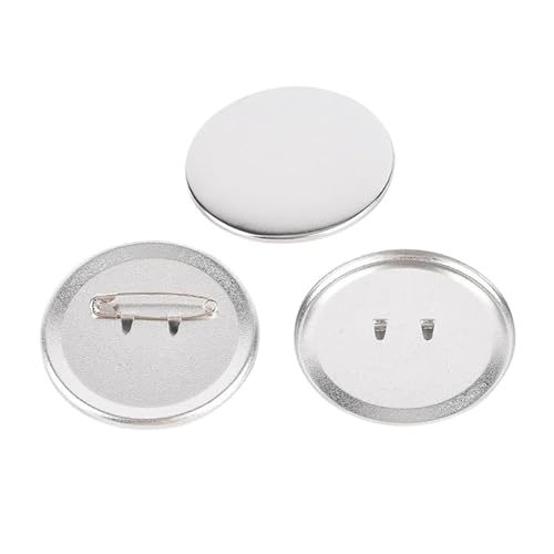 100Set 25–37 MM Metall-Anstecker-Button-Maker-Teile Blanko-Anstecker-Button-Teile for Kunsthandwerk, Eisenbasis Für die DIY-Bastelproduktion(32MM) von OUHFCASN