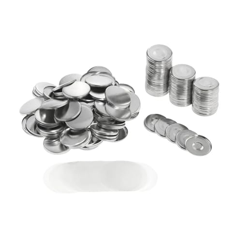 25/32/37/44/58 mm Knopfherstellungsteile DIY Kühlschrankzubehör Versorgung Blanko-Abzeichen Knopfteilstifte for Basteln Für die DIY-Bastelproduktion(37mm 100PCS) von OUHFCASN