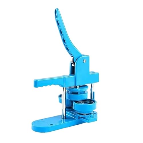 25/32/58 MM Button Maker Maschine, DIY Broschen Pins Herstellung for Handwerk Teile Button Pressmaschine Für die DIY-Bastelproduktion(Blue,25MM) von OUHFCASN