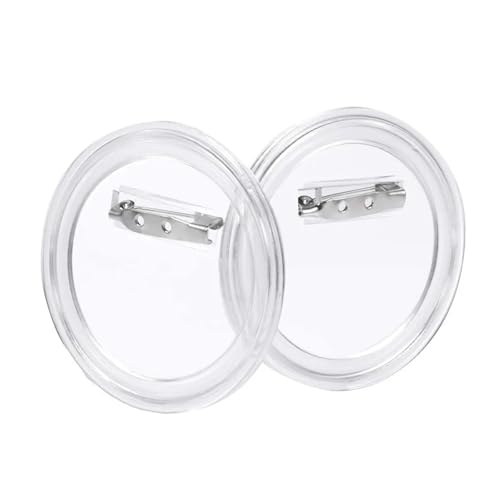 5/10/20 stücke Blank Badge Pin Button Maker Teile Acryl DIY Material for Button Presse Maker Maschine Für die DIY-Bastelproduktion(10pcs,44MM) von OUHFCASN
