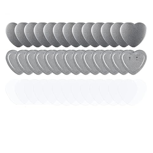 50–200 Stück herzförmige Button-Maker-Teile, 57 mm Metall-Button-Maker-Teile, DIY-Anstecker-Set, Maschinenteilzubehör Für die DIY-Bastelproduktion(100 PCS) von OUHFCASN