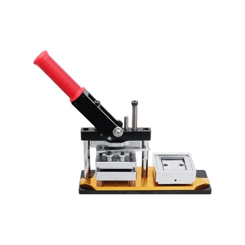 50 x 50 mm/1,97 x 1,97 Zoll quadratische Maker-Maschine for DIY-Kühlschrankmagnete mit 100 Sets Kühlschrankmagnet-Button-Maker-Zubehör Für die DIY-Bastelproduktion von OUHFCASN