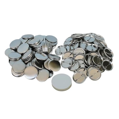 Abzeichen-Knopf 25/32/37/44/50/58/75 mm 100 Sets Pin-Teile Zubehör for Pro Maker-Maschine Für die DIY-Bastelproduktion(37mm) von OUHFCASN
