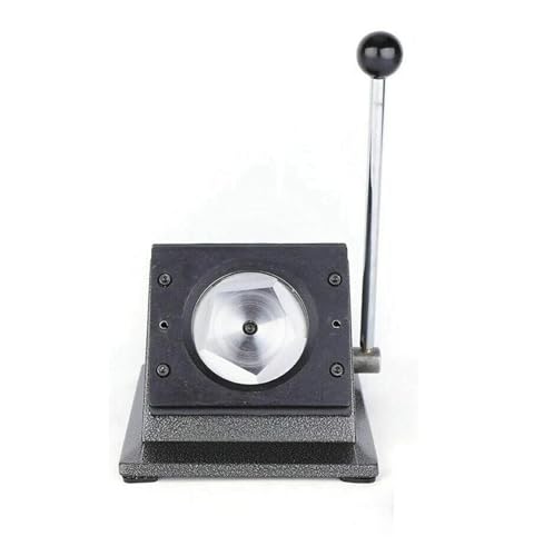 Badge Button Maker Kreisschneider DIY Rundpapier Schneidekreismesser, Kreisschneider Papiermaschinenwerkzeuge Für die DIY-Bastelproduktion(25mm) von OUHFCASN