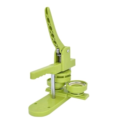 Button-Maker-Maschine for Anstecknadeln, 25–58 mm, for Schlüsselanhänger, Kühlschrankaufkleber, Buttonteile, Anstecknadeln Für die DIY-Bastelproduktion(25MM Rotating) von OUHFCASN