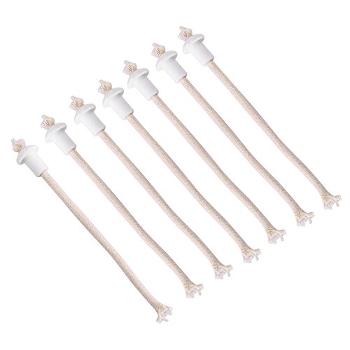 Docht, 7 Stück Öllaterne Docht Keramikhalter Fackel Weinflasche Öl Kerzenlampe Kerosin Docht Geschenk Docht, 7 Stück Öllaterne Docht Keramikhalter Fackel Weinflasche Öl Kerzenlampe Kerosin Docht Geschenk von OUKENS