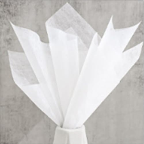 40 Blatt Koreanische Version Baumwolle Vliesstoff Blumenpapier Wasserdichtes, faltbares und entnehmbares Bouquet Futter Papier Blumenladen Supplies Geschenkverpackungspapier (Milch) von OUKEYI