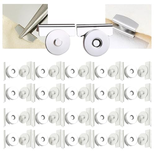 Ouliget Kein Nähen erforderlich, Metall-Magnetschnalle, nahtloser magnetischer Taschenclip, Geldbörsenverschluss, kein Nähen, Clip-Verschlüsse, Kleidung, Taschen, Bastelarbeiten, 20 Paar Ouliget Kein Nähen erforderlich, Metall-Magnetschnalle, nahtloser magnetischer Taschenclip, Geldbörsenverschluss, kein Nähen, Clip-Verschlüsse, Kleidung, Taschen, Bastelarbeiten, 20 Paar von OULIGET