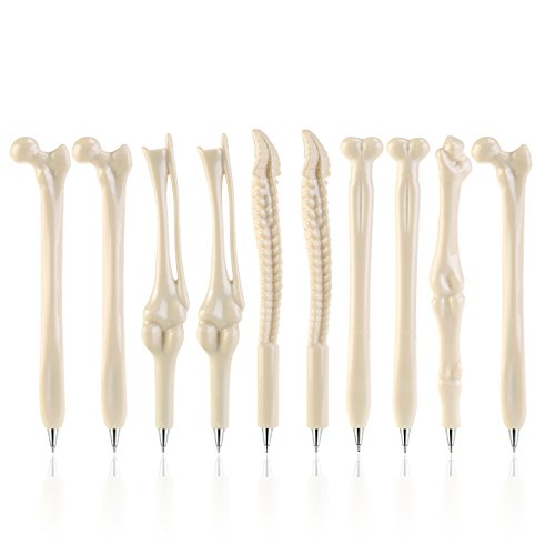 10pcs Neuheit Knochen Design Ballpiont Kugelschreiber mit schwarzer Tinte, für Künstler, Schule, Büro 10pcs Neuheit Knochen Design Ballpiont Kugelschreiber mit schwarzer Tinte, für Künstler, Schule, Büro von OULII