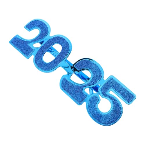 OUNONA 1 Paar Party-brillen-dekore 2025 Brillenfassungen 2025 Neujahrsbrille Gläser Neujahrsfeierbrille Foto-requisiten 2025 Brille Brillengestell Mit Zahlen Runden Blau Klein Blue Stk OUNONA 1 Paar Party-brillen-dekore 2025 Brillenfassungen 2025 Neujahrsbrille Gläser Neujahrsfeierbrille Foto-requisiten 2025 Brille Brillengestell Mit Zahlen Runden Blau Klein Blue Stk von OUNONA