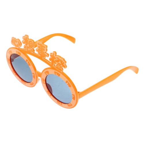OUNONA 1 Paar lustige Brille party zubehör fasching brille Kinderpartybrille Beach-Party-Brille Verkleidungsbrille gläser Spaßbrille für Party Brillen Dekoration Abs Orange OUNONA 1 Paar lustige Brille party zubehör fasching brille Kinderpartybrille Beach-Party-Brille Verkleidungsbrille gläser Spaßbrille für Party Brillen Dekoration Abs Orange von OUNONA