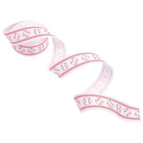OUNONA 1 Rolle Baseball Ripsband Yards Dekoband für Bastelarbeiten Party Dekoration Langlebiges Material Einfach Verwenden OUNONA 1 Rolle Baseball Ripsband Yards Dekoband für Bastelarbeiten Party Dekoration Langlebiges Material Einfach Verwenden von OUNONA