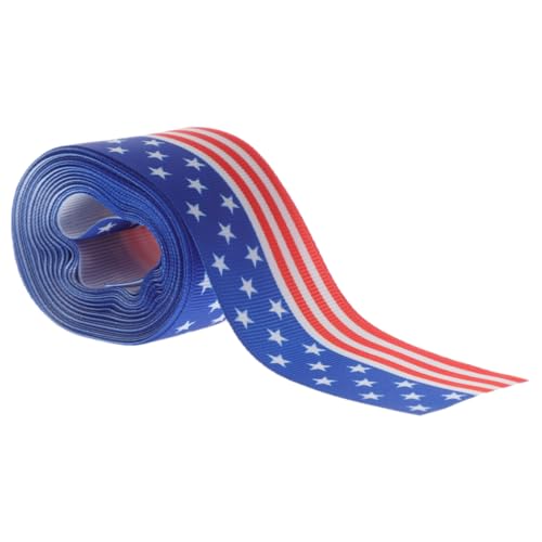 OUNONA 1 Rolle Dekoband Patriotische Sternbänder Party Verzierungsband Unabhängigkeitstag DIY Band Patriotisches Geschenkband Gedenktag Dekoration Feiertagsband Polyester OUNONA 1 Rolle Dekoband Patriotische Sternbänder Party Verzierungsband Unabhängigkeitstag DIY Band Patriotisches Geschenkband Gedenktag Dekoration Feiertagsband Polyester von OUNONA