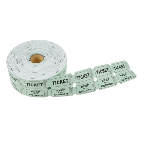 OUNONA 1 Rolle Los Sortiert Tür Tombola-Tickets rosa Eintrittskarten für Veranstaltungen bunt Leere Tombola-Tickets Karten für Party Tombola-Tickets zum Ausdrucken Partykarten Papier Grün OUNONA 1 Rolle Los Sortiert Tür Tombola-Tickets rosa Eintrittskarten für Veranstaltungen bunt Leere Tombola-Tickets Karten für Party Tombola-Tickets zum Ausdrucken Partykarten Papier Grün von OUNONA