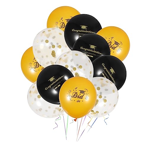 OUNONA 1 Satz Abschlussballon-set Party Aufdecken Pastell Helium Willkommen Grad Erste Groß Gemeinschaft Mädchen Schule Hochzeitsgeschenk Luftballons Hochzeitsdeko Emulsion von OUNONA