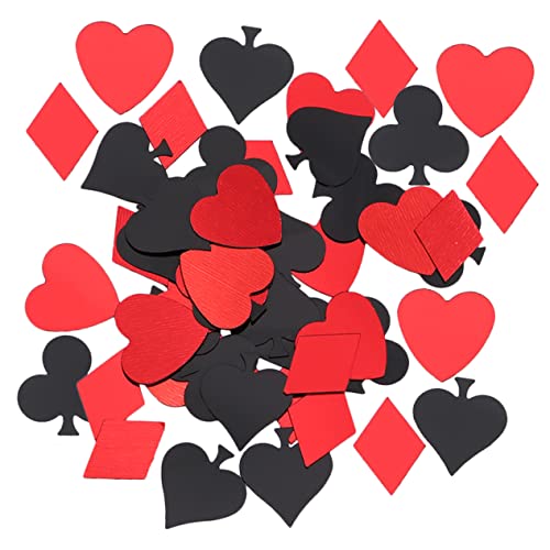 OUNONA 1 Satz Bunte Poker Streudeko für Hochzeiten und Geburtstagsfeiern Kreative Tischdekoration Spaßige Party Supplies für Einladungen und OUNONA 1 Satz Bunte Poker Streudeko für Hochzeiten und Geburtstagsfeiern Kreative Tischdekoration Spaßige Party Supplies für Einladungen und von OUNONA