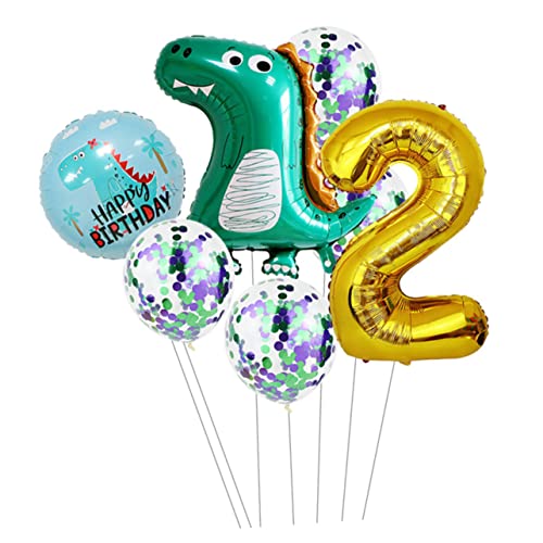 OUNONA 1 Satz Dinosaurier-Ballon-Set Partyballon die familienfeier dinozug verkleidung balloons gasballon decoration Partyschmuck Party -Ornamente Luftballons als Partydeko Aluminiumfolie OUNONA 1 Satz Dinosaurier-Ballon-Set Partyballon die familienfeier dinozug verkleidung balloons gasballon decoration Partyschmuck Party -Ornamente Luftballons als Partydeko Aluminiumfolie von OUNONA