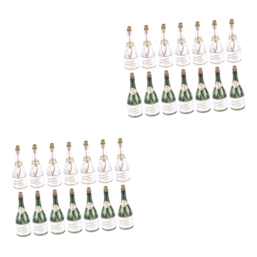 OUNONA 1 Satz Hochzeits Seifenblasenflaschen Leere Bubble Bottles Für DIY Tischdekoration Und Feiern 24 Stück OUNONA 1 Satz Hochzeits Seifenblasenflaschen Leere Bubble Bottles Für DIY Tischdekoration Und Feiern 24 Stück von OUNONA
