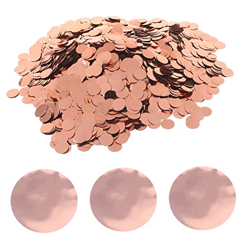 OUNONA 1 Satz Konfetti-pailletten Papier Konfetti-masse Groß Kreis Junggesellin Partydekorationen Geburtstagsdekorationen Hochzeit Braut- Aufdecken Golden Aluminiumfolie OUNONA 1 Satz Konfetti-pailletten Papier Konfetti-masse Groß Kreis Junggesellin Partydekorationen Geburtstagsdekorationen Hochzeit Braut- Aufdecken Golden Aluminiumfolie von OUNONA