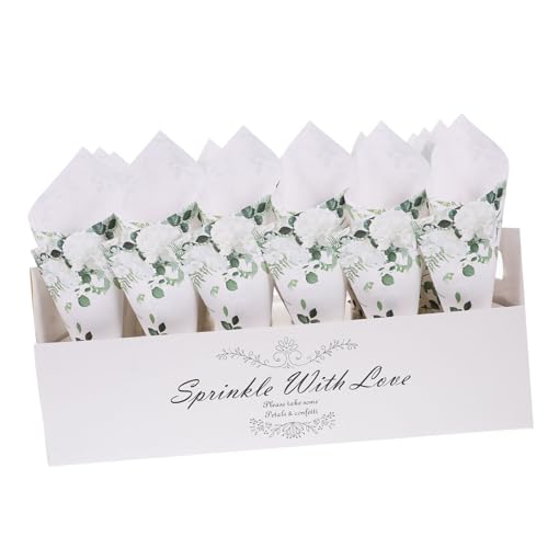 OUNONA 1 Satz Papierkegelschachtel für Party Hochzeit hohl modern Konfetti-Papierkegel Blütenzapfen Blütenblattkegel aus Blumenpapier Konfetti-Halter aus Papier Kraftpapier OUNONA 1 Satz Papierkegelschachtel für Party Hochzeit hohl modern Konfetti-Papierkegel Blütenzapfen Blütenblattkegel aus Blumenpapier Konfetti-Halter aus Papier Kraftpapier von OUNONA