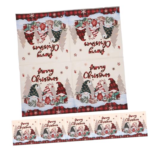 OUNONA 1 Satz Papierserviette Cartoon-muster-servietten Servietten Für Weihnachten Frohe Weihnachten Servietten Fröhliche Weihnachtsservietten Servietten Bedrucken 20 Stück OUNONA 1 Satz Papierserviette Cartoon-muster-servietten Servietten Für Weihnachten Frohe Weihnachten Servietten Fröhliche Weihnachtsservietten Servietten Bedrucken 20 Stück von OUNONA