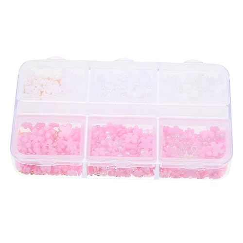 OUNONA 1 Schachtel Fächer Box mit Fünfblättrigen Blumen Nagelkunst Zubehörset DIY Nagelaccessoires aus Hochwertigem Harz für Kreative Maniküre und Festliche Anlässe OUNONA 1 Schachtel Fächer Box mit Fünfblättrigen Blumen Nagelkunst Zubehörset DIY Nagelaccessoires aus Hochwertigem Harz für Kreative Maniküre und Festliche Anlässe von OUNONA