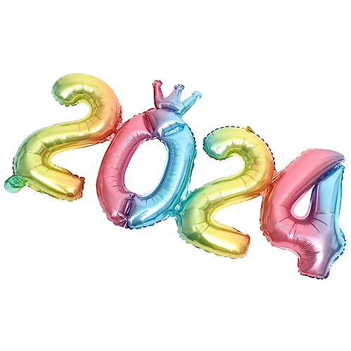 OUNONA 1 Set 2024 2024 Aluminiumfolienballon Erste Klasse Von 2024 Ballons Zahlenballon Dekoration Nummer 2024 Ballon Nummeriert Riesig 2024 Nummer 2024 Foliennummernballons Bunt OUNONA 1 Set 2024 2024 Aluminiumfolienballon Erste Klasse Von 2024 Ballons Zahlenballon Dekoration Nummer 2024 Ballon Nummeriert Riesig 2024 Nummer 2024 Foliennummernballons Bunt von OUNONA
