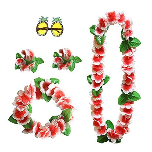 OUNONA 1 Set Girlanden Brillen Set Lei Mottoparty Gastgeschenk Aloha Party Brille Lustige Tropische Brille Rosa Partyzubehör Tropische Party Dekorationen Strandparty Brille OUNONA 1 Set Girlanden Brillen Set Lei Mottoparty Gastgeschenk Aloha Party Brille Lustige Tropische Brille Rosa Partyzubehör Tropische Party Dekorationen Strandparty Brille von OUNONA