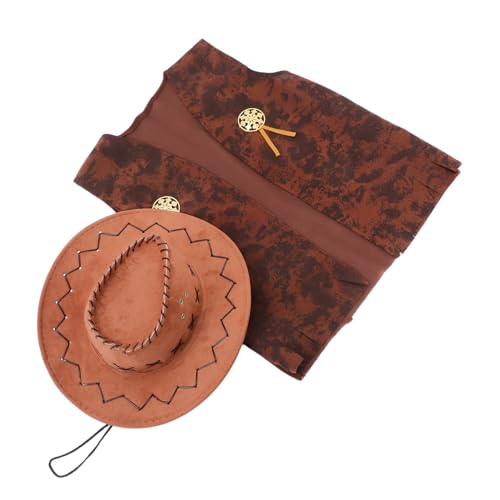 OUNONA 1 Set Jeansanzug Mit Hüten Für Herren Cowboyhut Cowboykostüm Herren Cowboykostüm Cowboykostüm Für Erwachsene Für Jungen Cowboykostüm Für Erwachsene Cowboy Partyhüte OUNONA 1 Set Jeansanzug Mit Hüten Für Herren Cowboyhut Cowboykostüm Herren Cowboykostüm Cowboykostüm Für Erwachsene Für Jungen Cowboykostüm Für Erwachsene Cowboy Partyhüte von OUNONA