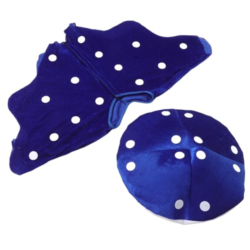 OUNONA 1 Set Pilzmütze Schal Set Pilze Hat Toadette Kostüm Pilzzeug Pilzkrone Pilz Mittelalterkostüm Pilz Outfit Kleinkind Pilzkostüm Luigi Mütze Blaues Tuch OUNONA 1 Set Pilzmütze Schal Set Pilze Hat Toadette Kostüm Pilzzeug Pilzkrone Pilz Mittelalterkostüm Pilz Outfit Kleinkind Pilzkostüm Luigi Mütze Blaues Tuch von OUNONA