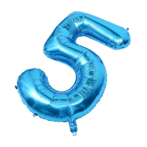OUNONA 1 Stück Folien Zahl Ballon für Geburtstagsfeiern Hochzeiten und Neujahrspartys Aufblasbar Langlebig von OUNONA