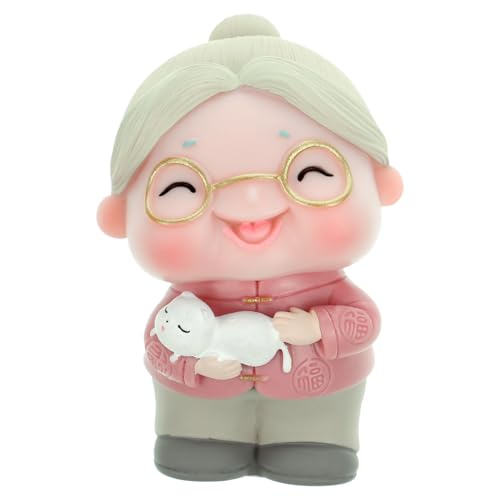 OUNONA 1 x Tortenaufsatz "Old Woman", Vintage-Figur, Kuchendekoration für Geburtstage und besondere Anlässe, charmantes altes Ornament für Feiern OUNONA 1 x Tortenaufsatz "Old Woman", Vintage-Figur, Kuchendekoration für Geburtstage und besondere Anlässe, charmantes altes Ornament für Feiern von OUNONA