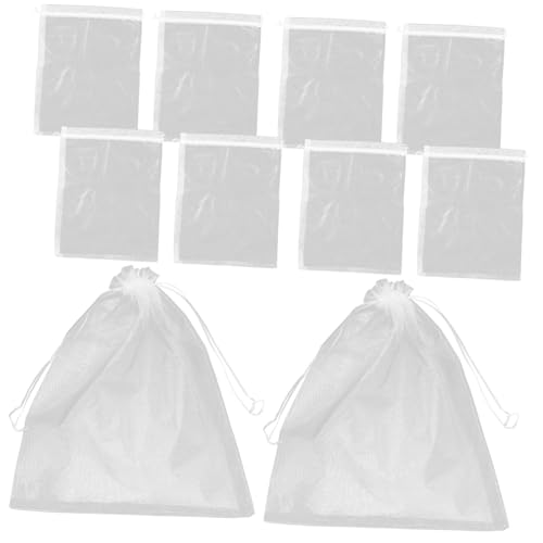 OUNONA 10 Stück Aufbewahrungstasche Organza-geschenkbeutel Für Puppen Puppenverpackung, Mullbeutel Spielzeugnetzbeutel Plüschpuppen-organzabeutel Weiß OUNONA 10 Stück Aufbewahrungstasche Organza-geschenkbeutel Für Puppen Puppenverpackung, Mullbeutel Spielzeugnetzbeutel Plüschpuppen-organzabeutel Weiß von OUNONA