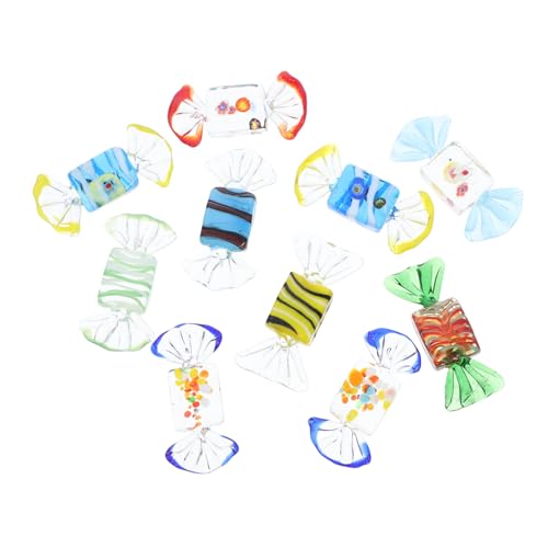 OUNONA 10 Stück Bunte Süßigkeitenornamente Artikel Weihnachten Stütze Mini Party groß Süßigkeiten-Ornamente süße Verzierung dekorative Bonbons gefälschte Süßigkeiten Glas OUNONA 10 Stück Bunte Süßigkeitenornamente Artikel Weihnachten Stütze Mini Party groß Süßigkeiten-Ornamente süße Verzierung dekorative Bonbons gefälschte Süßigkeiten Glas von OUNONA