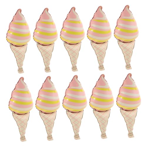OUNONA 10 Stück Eisballon Weiß Party für Karikatur Pastell Eiscreme-Geburtstagsdekoration Luftballons Eisfolienballon aufblasbare Cartoon-Ballons -Süßigkeitsballons Aluminiumfolie Rosa OUNONA 10 Stück Eisballon Weiß Party für Karikatur Pastell Eiscreme-Geburtstagsdekoration Luftballons Eisfolienballon aufblasbare Cartoon-Ballons -Süßigkeitsballons Aluminiumfolie Rosa von OUNONA