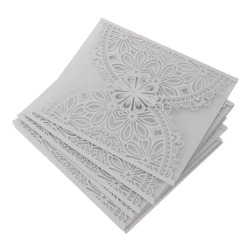OUNONA 10 Stück Europäische Hochzeitskarten Einladungskarten mit Kunstvollem Schnitt für Hochzeiten Shower und Besondere Anlässe OUNONA 10 Stück Europäische Hochzeitskarten Einladungskarten mit Kunstvollem Schnitt für Hochzeiten Shower und Besondere Anlässe von OUNONA