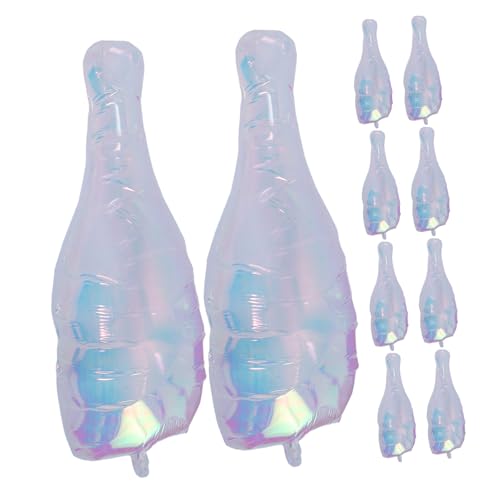 OUNONA 10 Stück Geburtstagsballons Dekoration Weinflasche Folienballons Geburtstagsfolienballons Geburtstagsparty Szenenlayout Folienballons Dekorationen OUNONA 10 Stück Geburtstagsballons Dekoration Weinflasche Folienballons Geburtstagsfolienballons Geburtstagsparty Szenenlayout Folienballons Dekorationen von OUNONA