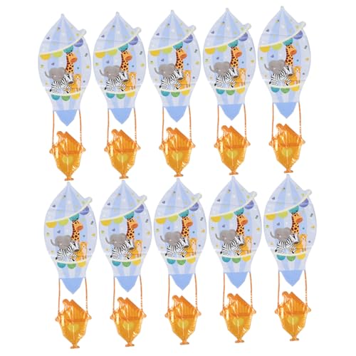 OUNONA 10 Stück Heißluftballon Ballons Geburtstagsfeier Hochzeitsballons Luftballons Für Die Hochzeitsdusche Aluminium-babyparty-folienballons Aluminiumfolie OUNONA 10 Stück Heißluftballon Ballons Geburtstagsfeier Hochzeitsballons Luftballons Für Die Hochzeitsdusche Aluminium-babyparty-folienballons Aluminiumfolie von OUNONA