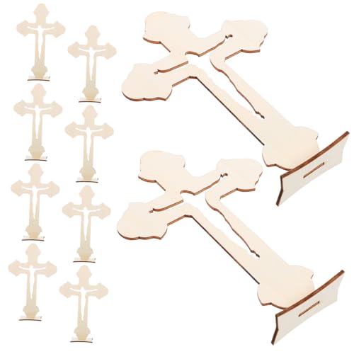 OUNONA 10 Stück Kreatives Teiliges DIY Holz Bastelset für Holzdekoration für Wohnzimmer Schlafzimmer Esszimmer Einzigartigem Design und Rustikalem Charme OUNONA 10 Stück Kreatives Teiliges DIY Holz Bastelset für Holzdekoration für Wohnzimmer Schlafzimmer Esszimmer Einzigartigem Design und Rustikalem Charme von OUNONA