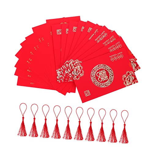 OUNONA 10 Stück Romantische Chinesische Hochzeitskarten Teiliges Set Gestaltete Einladungskarten aus Hochwertigem Papier Kreative Traditionelle Gestaltung Passende für Persönliche OUNONA 10 Stück Romantische Chinesische Hochzeitskarten Teiliges Set Gestaltete Einladungskarten aus Hochwertigem Papier Kreative Traditionelle Gestaltung Passende für Persönliche von OUNONA