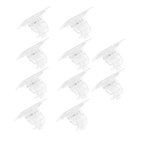 OUNONA 10 Stück Selbstklebende Vorhangstangenhalterung für Duschvorhänge Handtuchstangen und Fensterdekoration Bohren zu Montieren Transparent Vielseitig Einsetzbar Passend für Glatte OUNONA 10 Stück Selbstklebende Vorhangstangenhalterung für Duschvorhänge Handtuchstangen und Fensterdekoration Bohren zu Montieren Transparent Vielseitig Einsetzbar Passend für Glatte von OUNONA