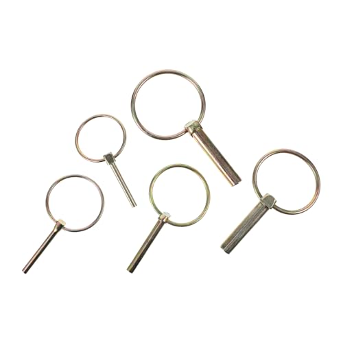 OUNONA 10 Stück Teiliges Lynch Pin Sortiment aus Verzinktem Stahl Heavy Duty Sicherungsstifte für Anhänger Traktor und Rasenmäher Robustes Schnellverschluss zubehör für Landwirtschaft OUNONA 10 Stück Teiliges Lynch Pin Sortiment aus Verzinktem Stahl Heavy Duty Sicherungsstifte für Anhänger Traktor und Rasenmäher Robustes Schnellverschluss zubehör für Landwirtschaft von OUNONA