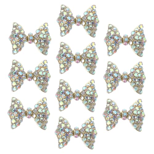 OUNONA 10 Stück Teiliges Nageldekorationen aus Legierung Große Ab Strass Schleifen Nailart Zubehör für DIY Maniküre Glänzend und Vielseitig für Professionelle und Private Nailart Designs OUNONA 10 Stück Teiliges Nageldekorationen aus Legierung Große Ab Strass Schleifen Nailart Zubehör für DIY Maniküre Glänzend und Vielseitig für Professionelle und Private Nailart Designs von OUNONA