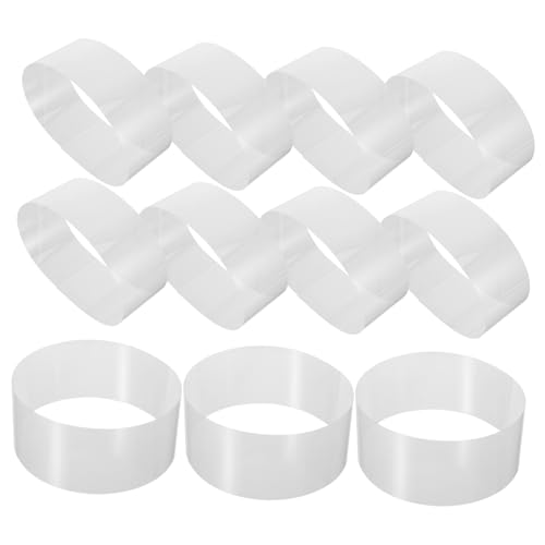 OUNONA 100 Blatt Mousse Kuchenrandfolie Transparent Selbstklebende Backfolie für Dekoration für Schokoladen und Mousse Kuchen OUNONA 100 Blatt Mousse Kuchenrandfolie Transparent Selbstklebende Backfolie für Dekoration für Schokoladen und Mousse Kuchen von OUNONA
